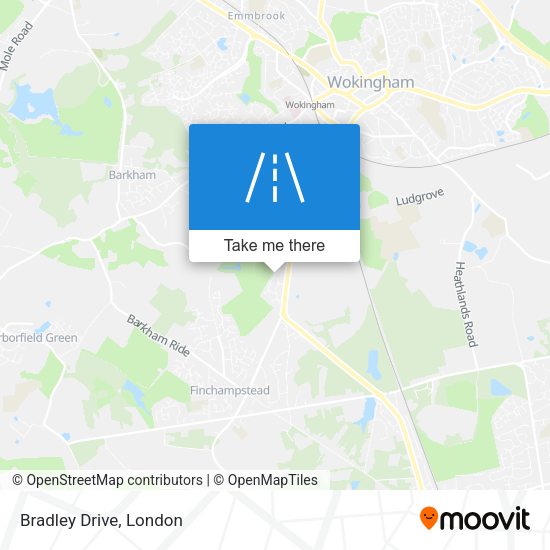 Bradley Drive map
