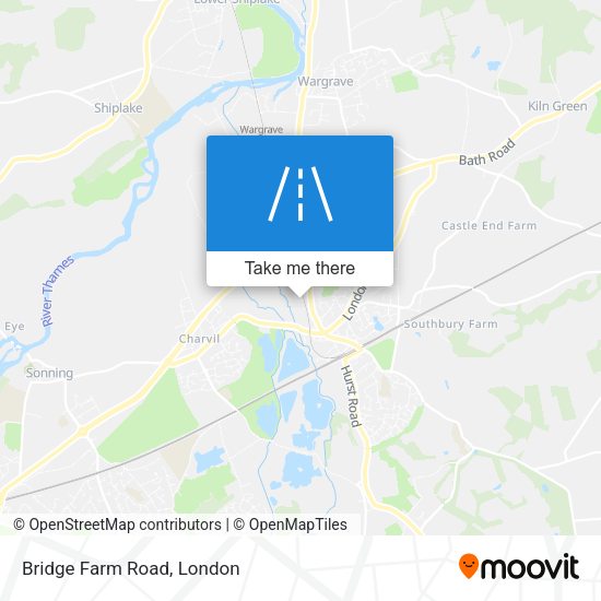 Bridge Farm Road map