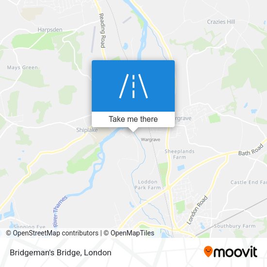 Bridgeman's Bridge map