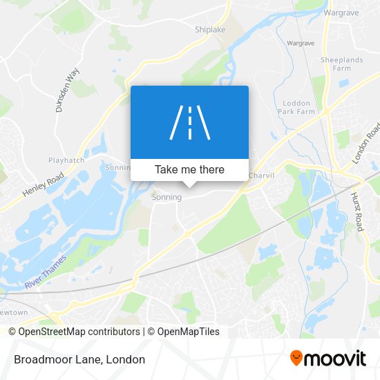 Broadmoor Lane map