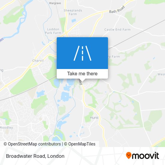 Broadwater Road map