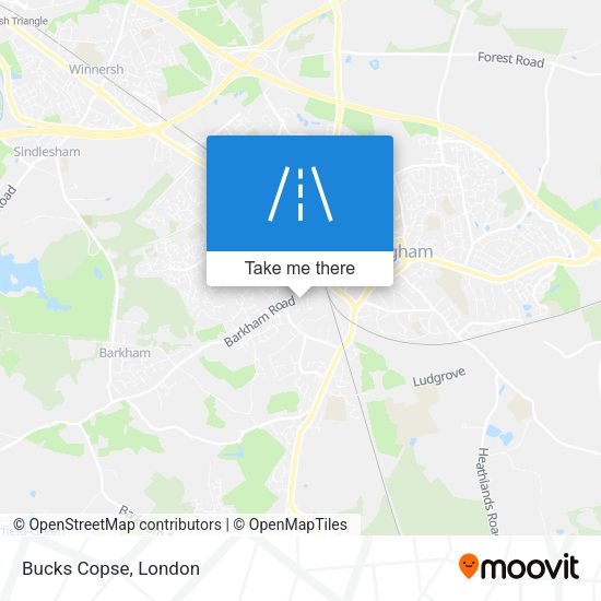 Bucks Copse map