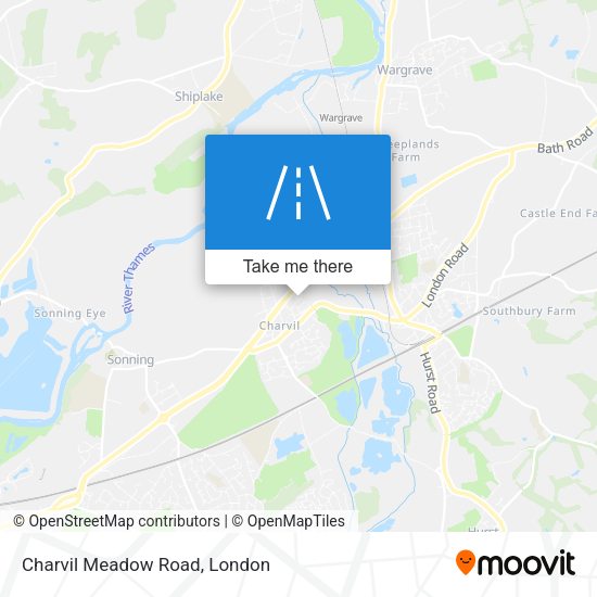 Charvil Meadow Road map