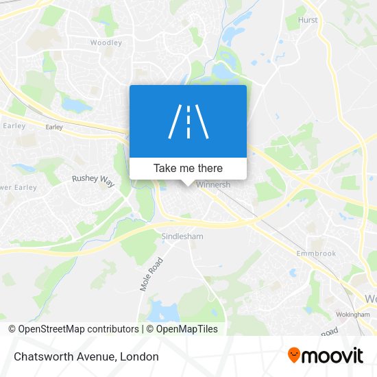 Chatsworth Avenue map