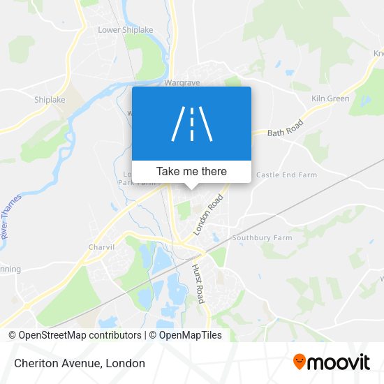 Cheriton Avenue map