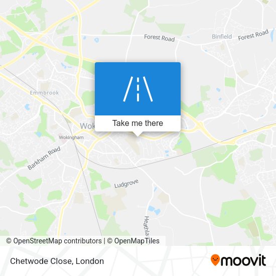 Chetwode Close map