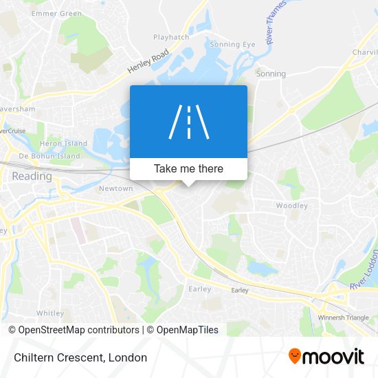 Chiltern Crescent map