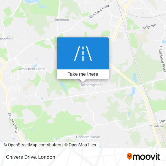 Chivers Drive map