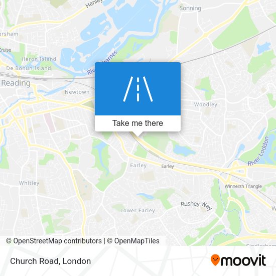Church Road map