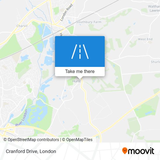 Cranford Drive map