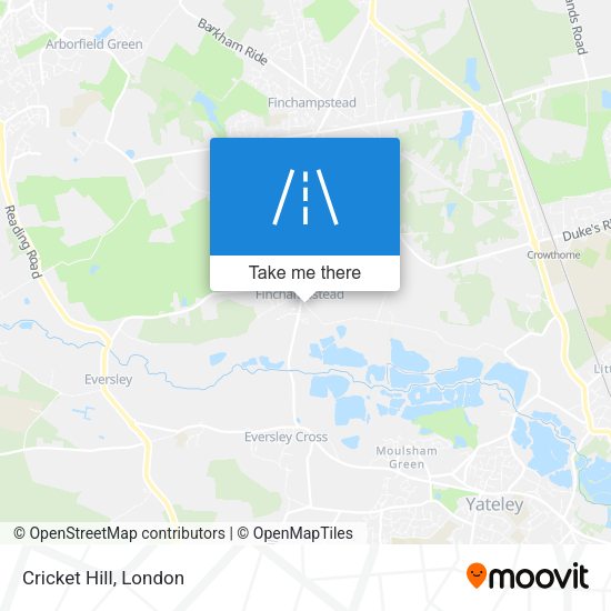 Cricket Hill map