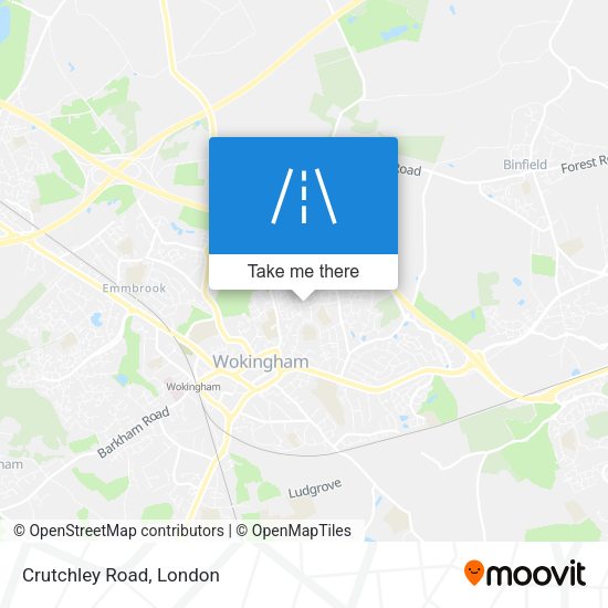 Crutchley Road map