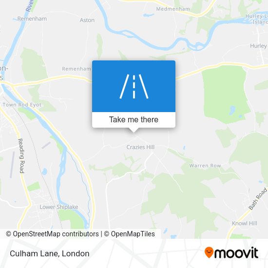 Culham Lane map