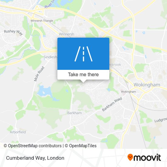 Cumberland Way map