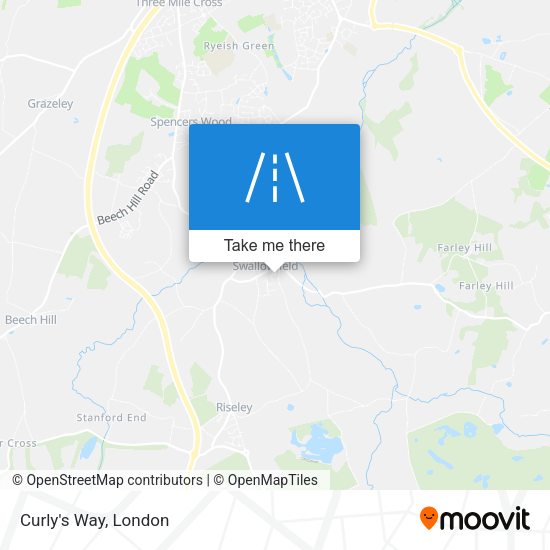 Curly's Way map