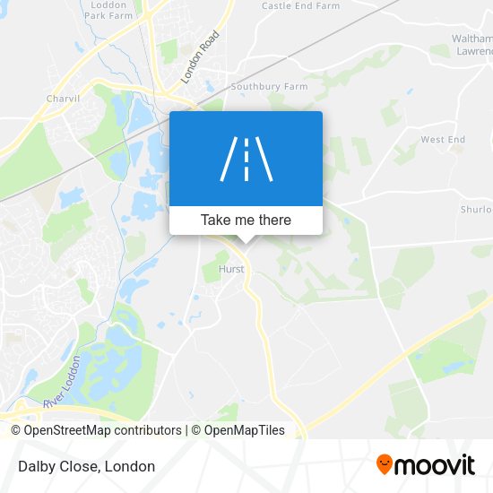 Dalby Close map