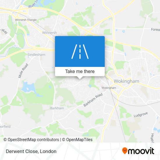 Derwent Close map