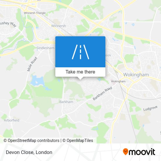 Devon Close map