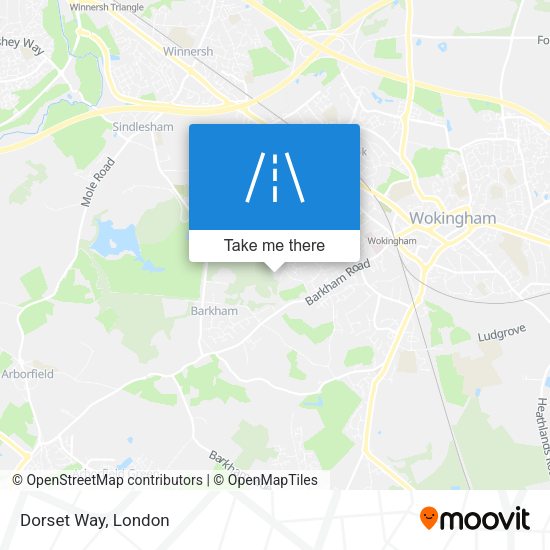 Dorset Way map