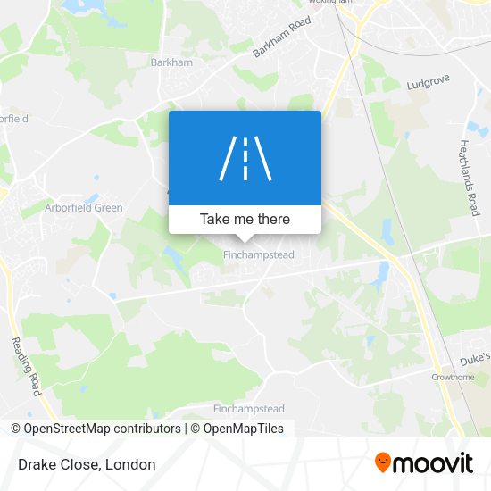 Drake Close map