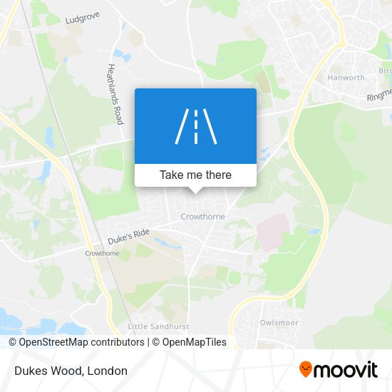 Dukes Wood map