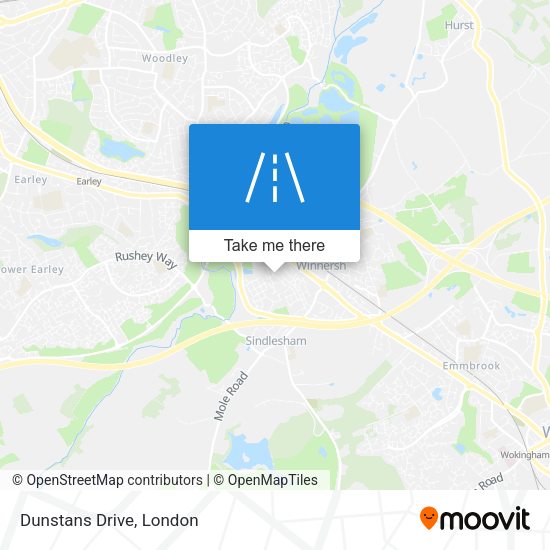 Dunstans Drive map