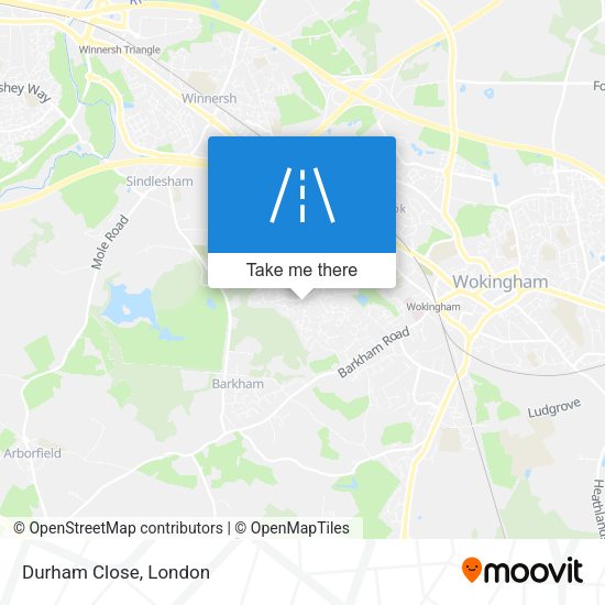 Durham Close map