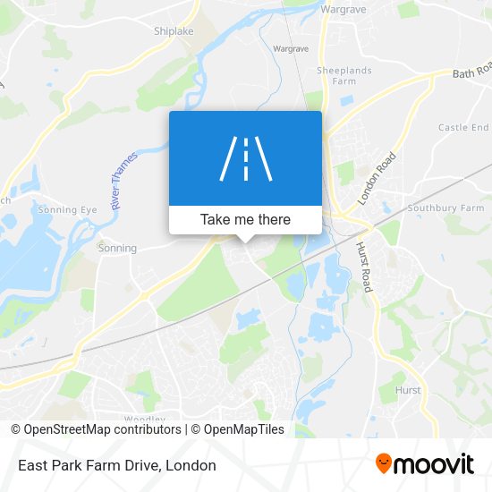East Park Farm Drive map