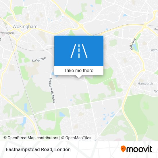 Easthampstead Road map