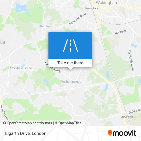 Elgarth Drive map