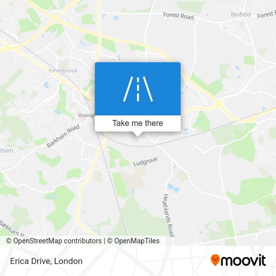 Erica Drive map