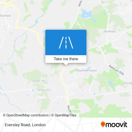 Eversley Road map