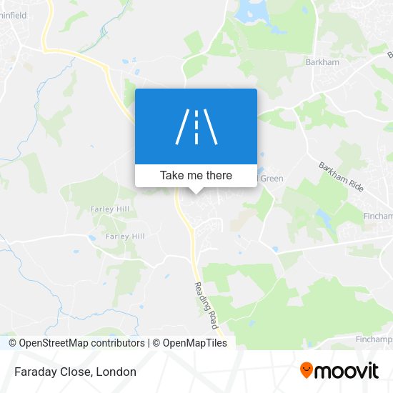 Faraday Close map
