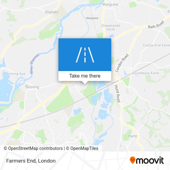 Farmers End map