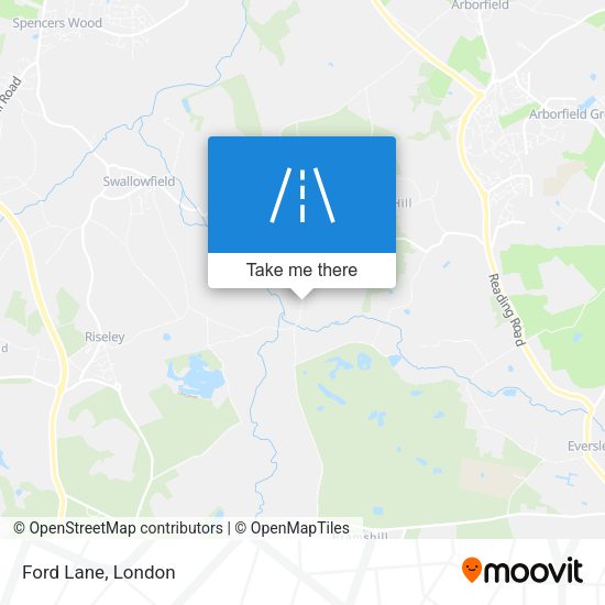 Ford Lane map