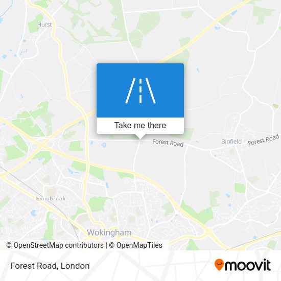 Forest Road map
