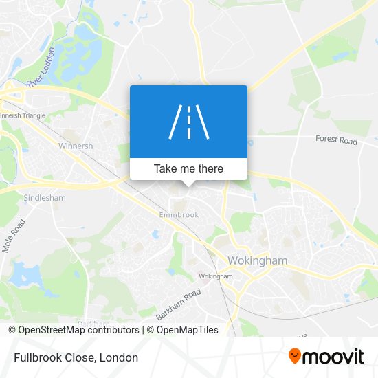 Fullbrook Close map