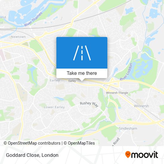 Goddard Close map