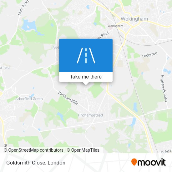 Goldsmith Close map