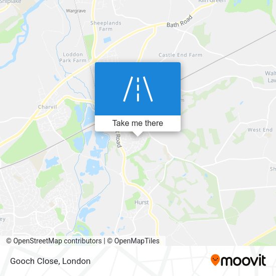 Gooch Close map