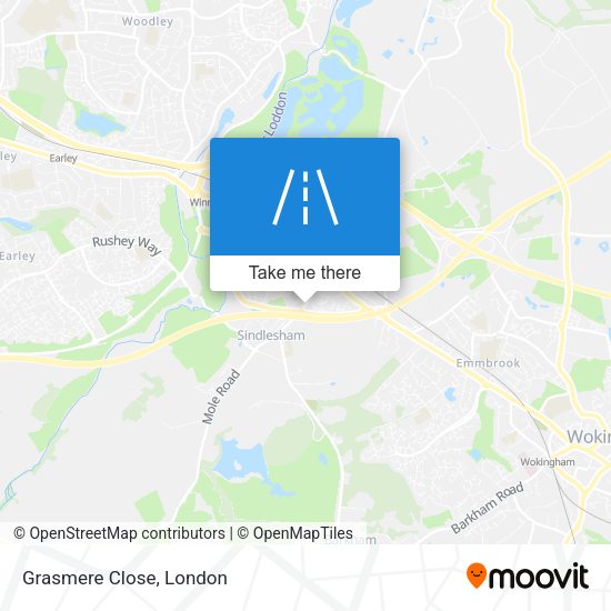 Grasmere Close map