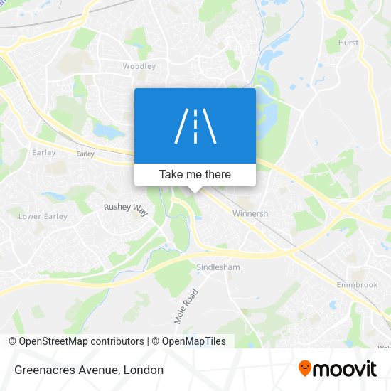 Greenacres Avenue map