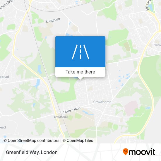 Greenfield Way map
