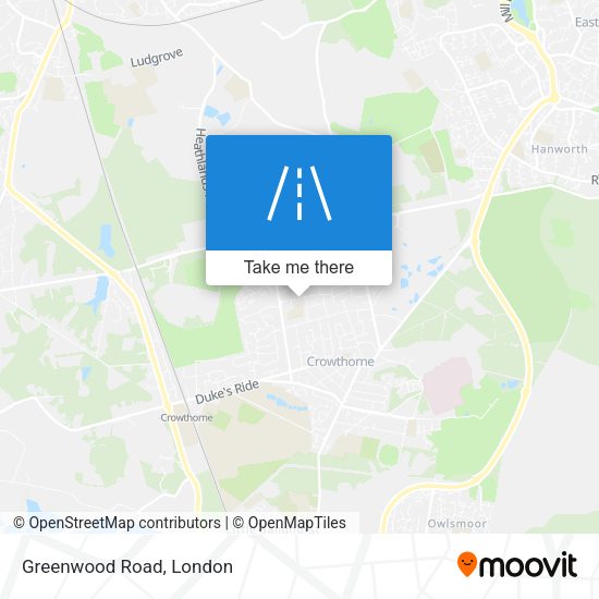 Greenwood Road map