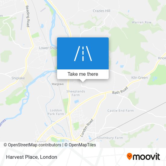 Harvest Place map