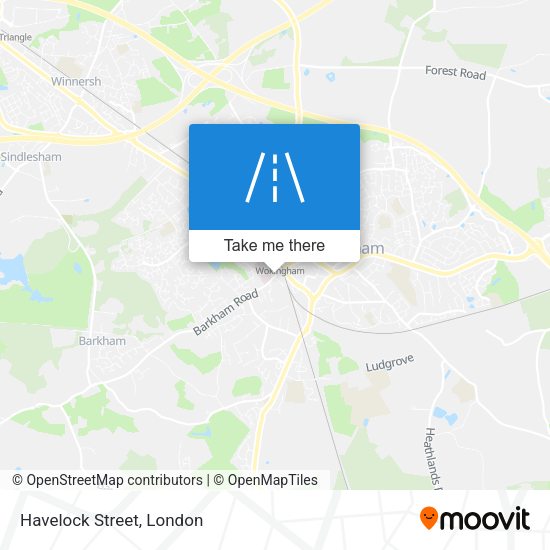 Havelock Street map