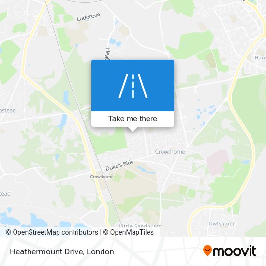 Heathermount Drive map