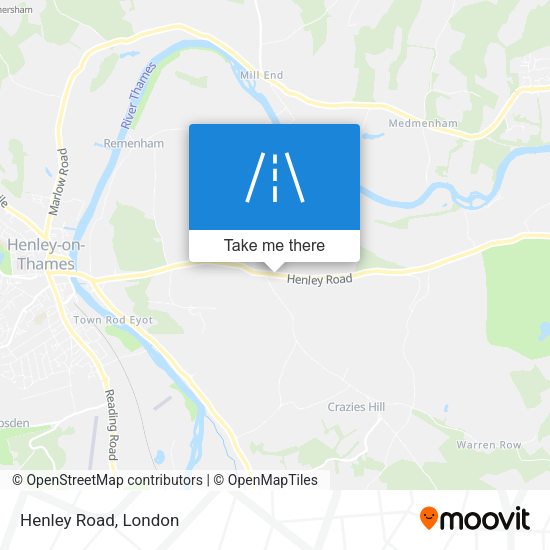 Henley Road map