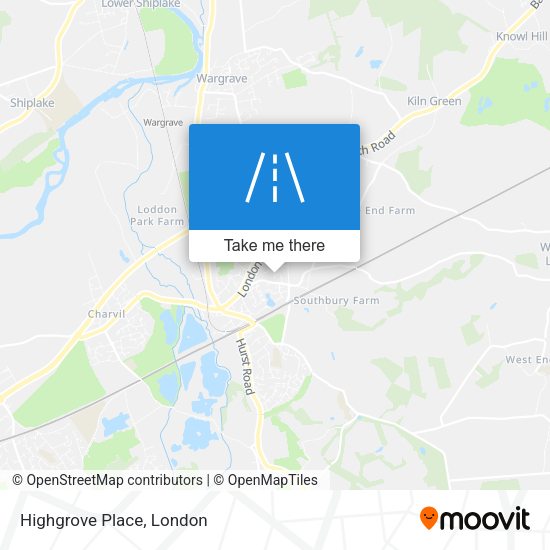 Highgrove Place map