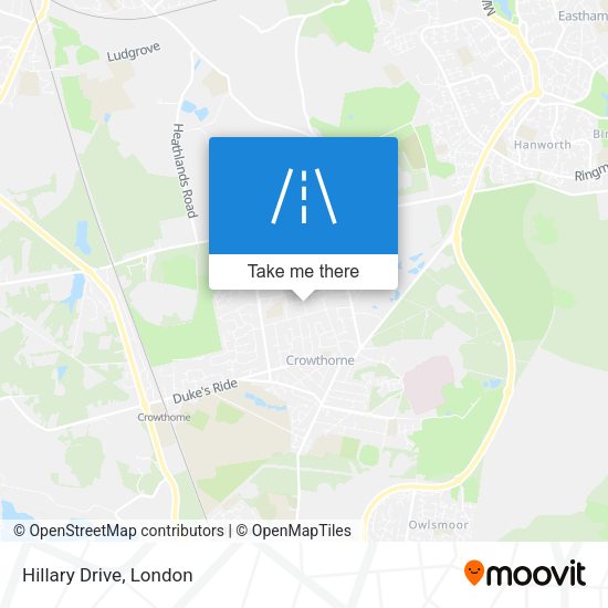 Hillary Drive map